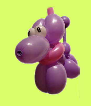 Hund aus Luftballons